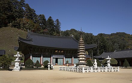 Woljeongsa in Pyeongchang, Gangwon-do