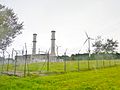 Dirinon : turbines à combustion d'EDF et éoliennes