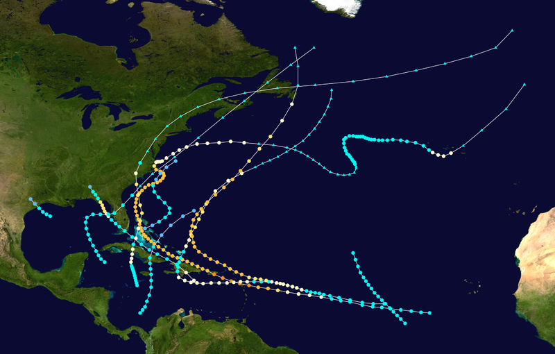 File:1899 Atlantic hurricane season summary map.png