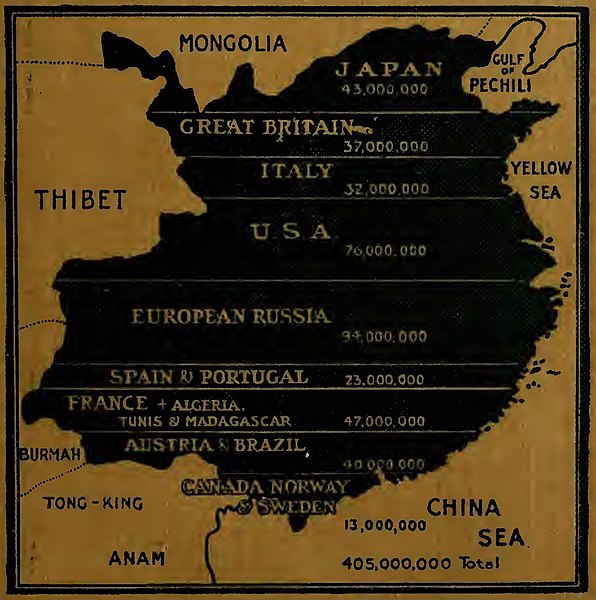 File:1908 map of China, map of Mongolia and map of Thibet (Tibet) from book - Present-Day Conditions in China; Notes Designed to Show the Moral and Spiritual Claims of the Chinese Empire (IA presentdaycondit00broo) (page 1 crop).jpg