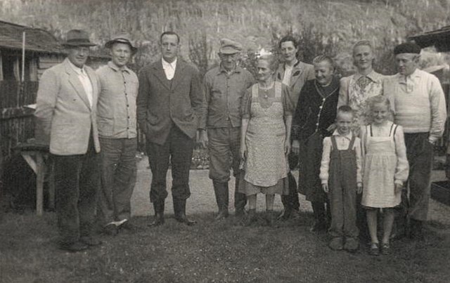 German settlers in Aysén Region in 1951.