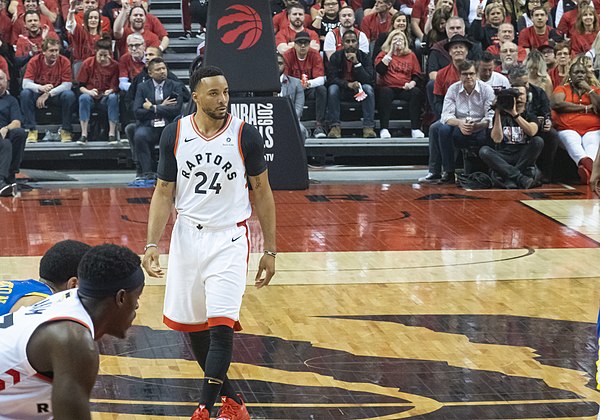 Powell in Game 2 of the 2019 NBA Finals