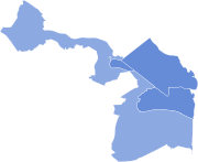 2010 general election in Virginia's 8th congressional district by county.svg