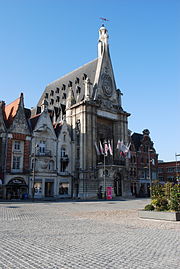 Foto van het gemeentehuis van Béthune