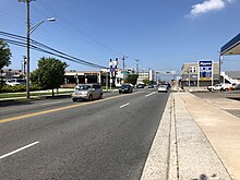 Route 47 north in Wildwood 2018-08-09 12 38 10 View north along New Jersey State Route 47 (Rio Grande Avenue) between Park Boulevard and Hudson Avenue in Wildwood, Cape May County, New Jersey.jpg