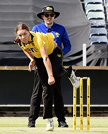 2022–23 WNCL WA v Qld 22-12-21 Bekker (04).jpg