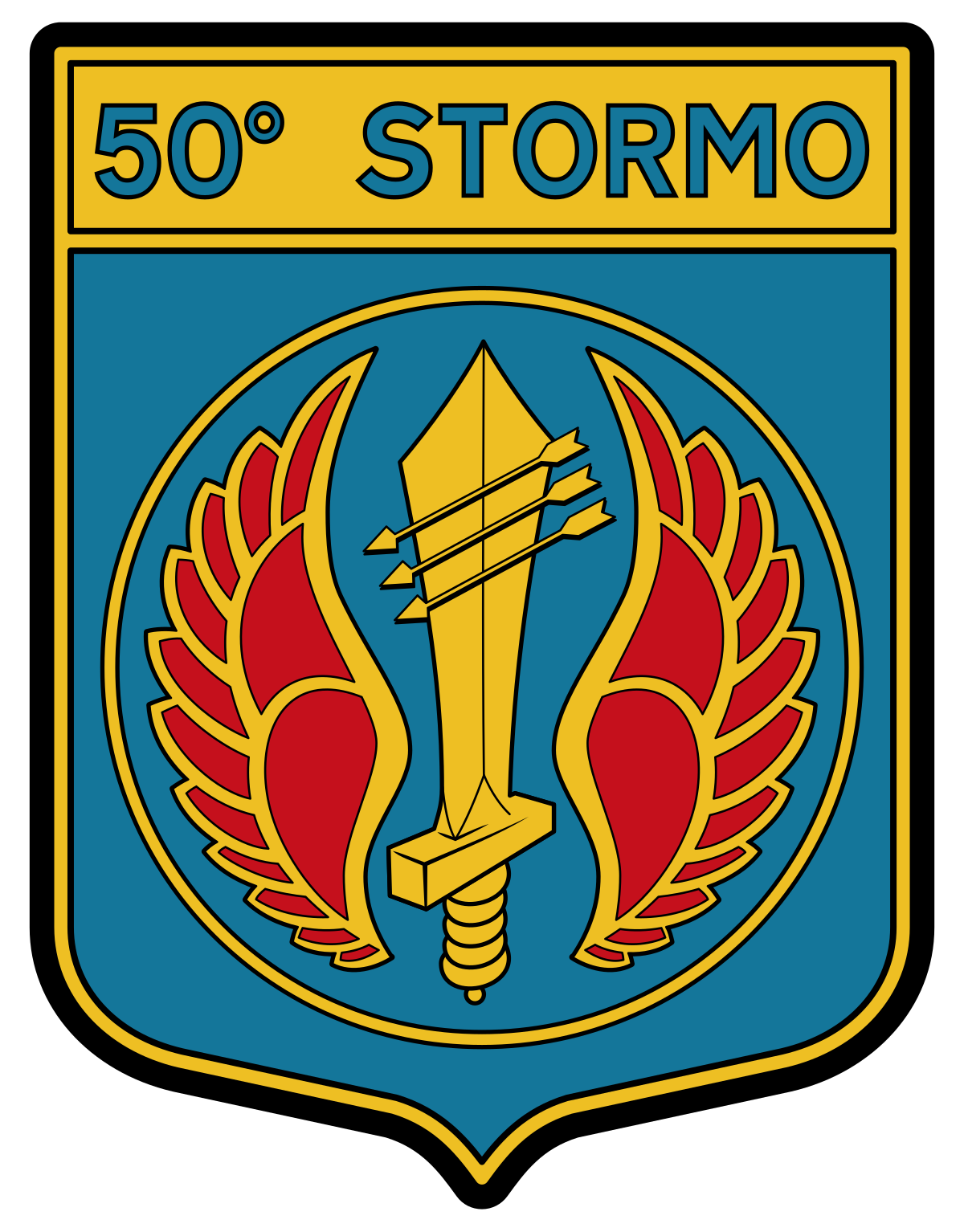 Patch Aeronautica Militare Italiana del 6º Stormo - Ghedi