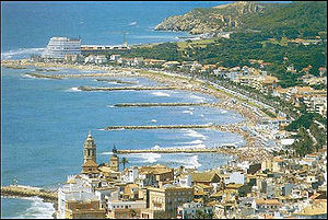 Groynes in Sitges, Catalonia, Spain 53sitges.jpg