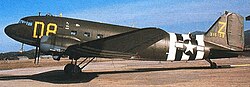 C-47 of the 439th Troop Carrier Group, which carried members of the 506th PIR (of Band of Brothers fame) into Normandy. Group commander's aircraft, chalk #1 of serial 11, assigned to Drop Zone C 94tcs-c471.jpg