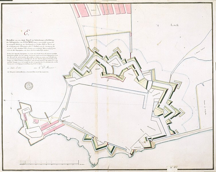 File:AMH-4220-NA Map for the fortification of the castle at Colombo.jpg