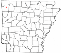 Mapo di Fayetteville, Arkansas