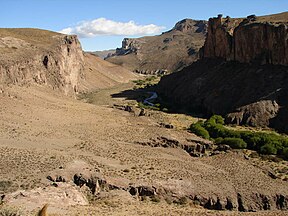 Pinturaso kanjonas Patagonijos nacionaliniame parke