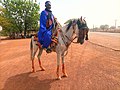 A Dagomba dressed up to go the market on the Kumbungu market day