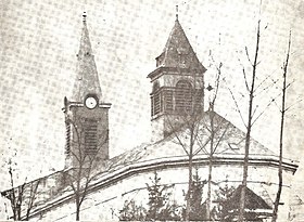 Eglise de la chartreuse du Gard au XIXe siècle.
