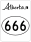 Alberta avtomagistrali 666.svg