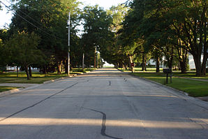 Avenue à Albert City