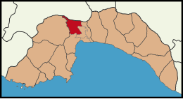 Distretto di Döşemealtı – Mappa