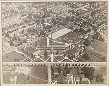 Aerial view of Appleton West High School taken January 12, 1937. Appleton West High School Aerial View 1937.jpg