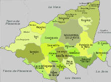 Mapa dela comarca
