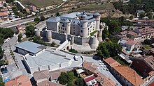 Aerial view of the castle, year 2023. Archivo General de Simancas, panoramica.jpg