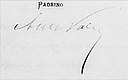 signature d'Aristóbulo del Valle