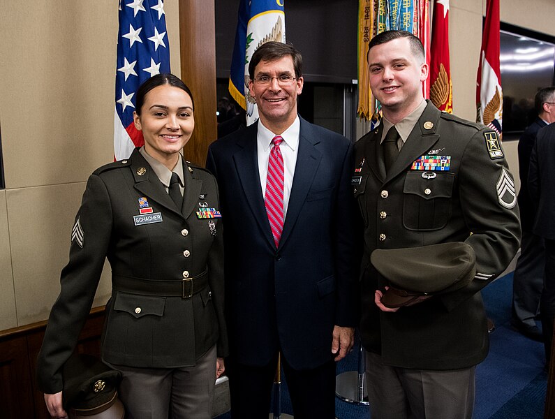 File:Army Secretary Esper at AUSA Conference in 2018 (US Army photo).jpg