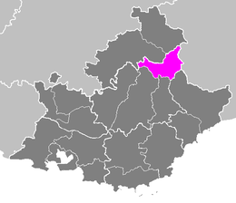 Arrondissement de Barcelonnette - Localização