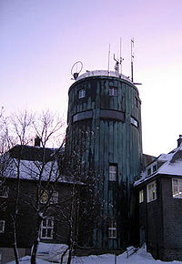 The Asten tower in winter