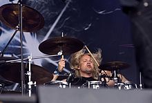 Drummer Dirk Brand at Rockharz 2016 Axxis Rockharz 2016 08.jpg