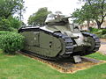B1 bis tank on display in the town of Stonne, France.