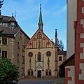 * Nomination: Baden-Baden: church of Lichtenthal Monastery --A.Savin 12:30, 7 April 2017 (UTC) * Review chromatic aberration on top --The Photographer 12:43, 7 April 2017 (UTC)  Fixed. --A.Savin 23:41, 7 April 2017 (UTC)