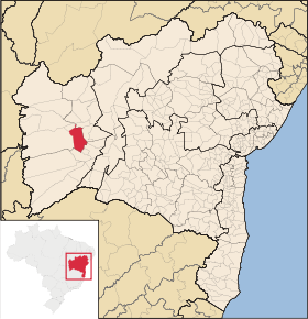 Kart over Baianópolis