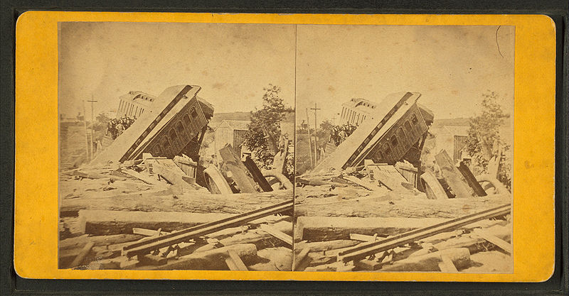 File:Bangor railroad disaster, from Robert N. Dennis collection of stereoscopic views.jpg