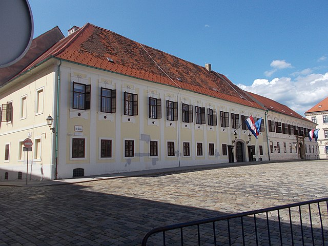 Banski dvori, seat of the Government of Croatia
