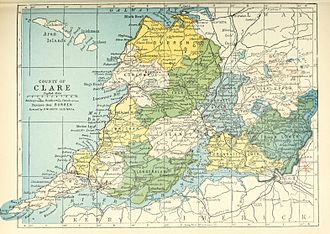 Baronies of Clare. Ibrickane in the centre left. Baronies of Clare.jpg