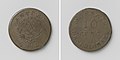 Beleg van Antwerpen, noodmunt van tien cent, geslagen door Lodewijk XVIII, koning van Frankrijk, NG-VG-4-554-B.jpg