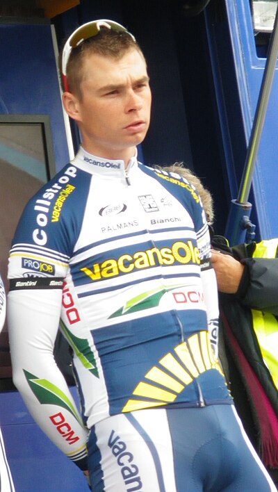 Bert-Jan Lindeman, 1er de l'étape, ici en 2012.