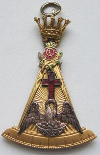 18° Knight of the Rose Croix jewel (from the Masonic Scottish Rite)