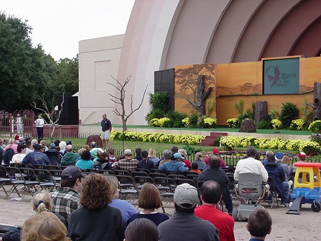 Birds of the World show at the Band Shell in 2001