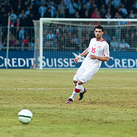 Blerim Dzemaili - Switzerland vs. Argentina, 29th February 2012.jpg