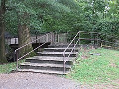 Bluemont Park 1st footbridge in 2020