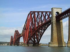 Forth Rail Bridge, Firth of Forth, near Edinburgh, Scotland, UK
