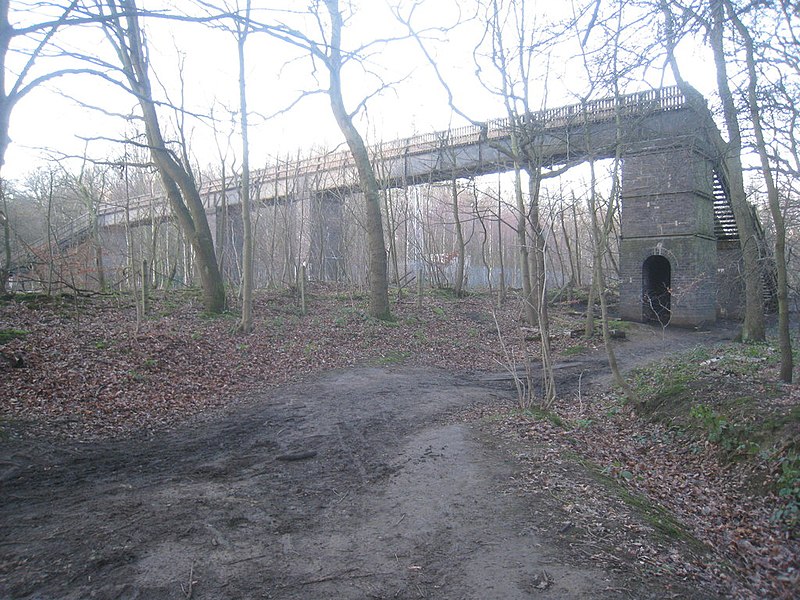 File:Bridge over the railway - geograph.org.uk - 3810260.jpg