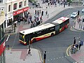 Image 10An articulated Mercedes-Benz Citaro, bending as it drives round a corner. (from Articulated bus)