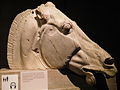 セレネの馬、パルテノン神殿破風（ペディメント）彫刻、紀元前447 - 432年