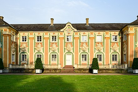 The north orangery, built by Johann Rohrer in 1725 Bruchsal, Schloss, Nordliche Orangerie 20170530 004.jpg