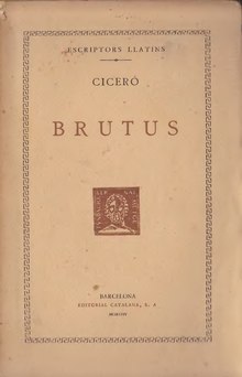 Resultat d'imatges de brutus oratoria