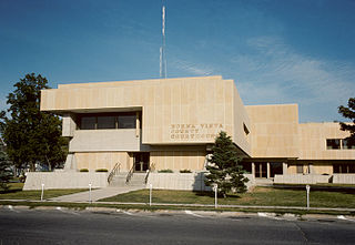Buena Vista County Courthouse (Iowa) building in Storm Lake, Iowa, United States