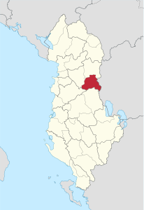 Bulqizë – Localizzazione