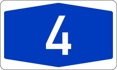 File:Bundesautobahn 4 number.svg